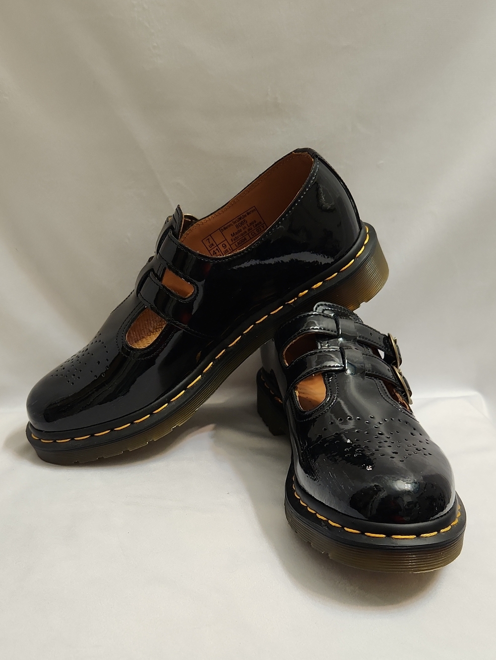 Dr. Martens 8065 Patent Leather Mary Jane Shoes - Black - Picture 4 of 11